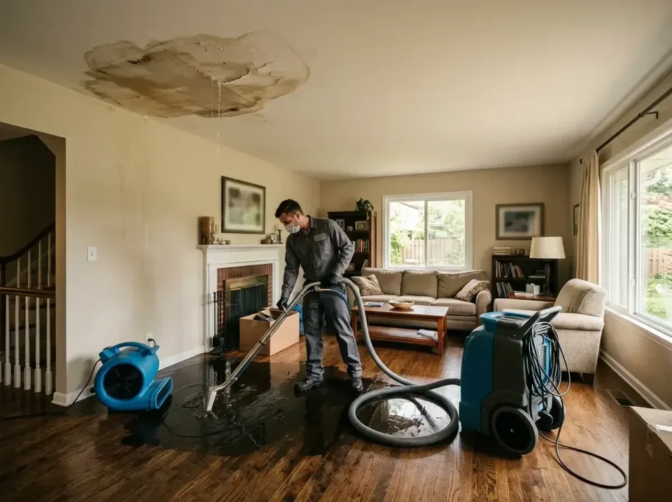 attic-pipe-burst-ceiling-drip-008 — frequently asked questions, Water Damage Restoration & Carpet Care in Oswego, NY